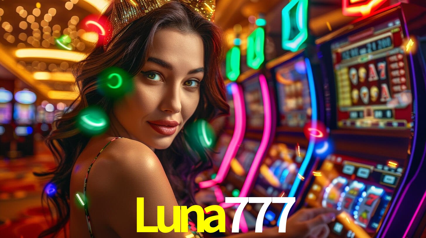 Interfaz de la app móvil Luna777 en un smartphone moderno
